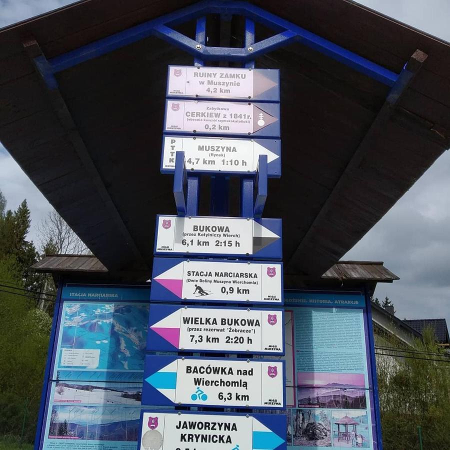 Kwatera U Somsiada -Apartament Muszyna Esterno foto