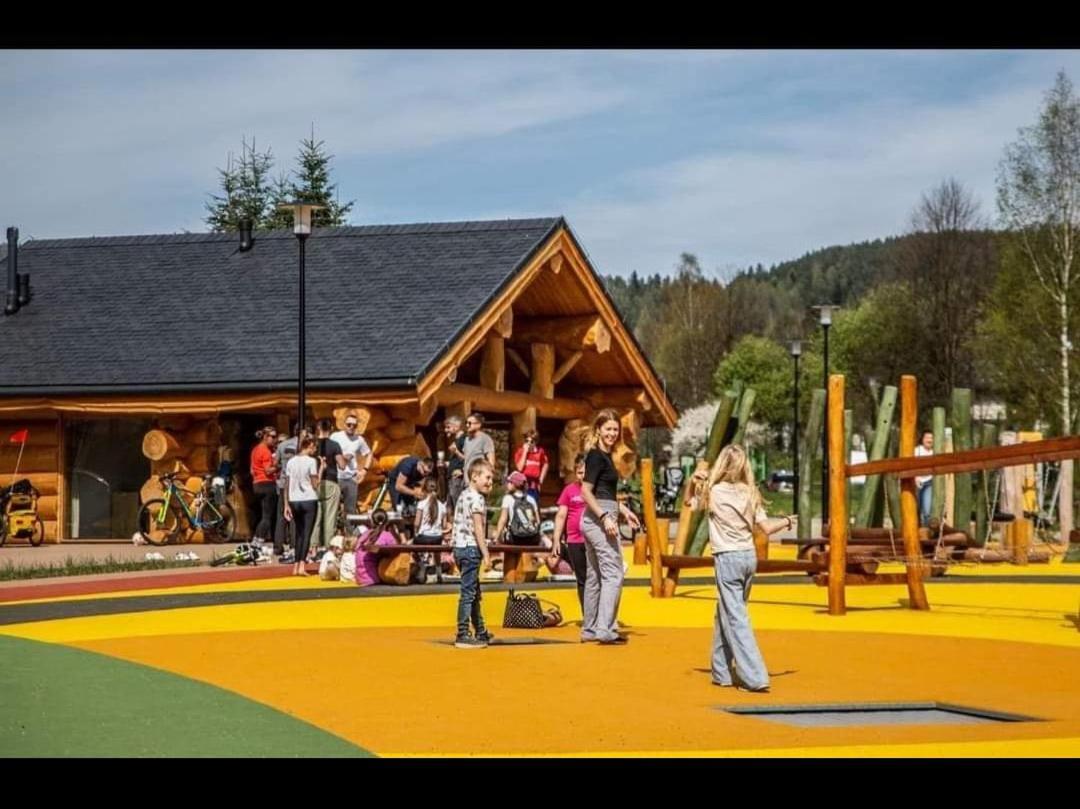 Kwatera U Somsiada -Apartament Muszyna Esterno foto